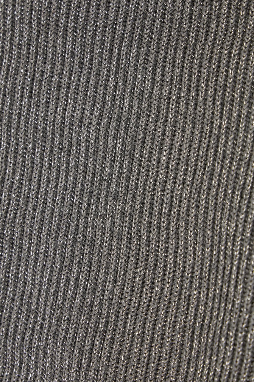 Brunello Cucinelli Brunello Cucinelli Grey cotton blend sweater Grijs