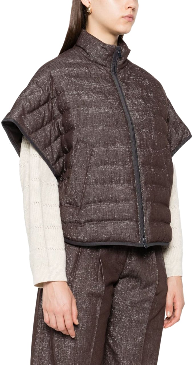 Brunello Cucinelli Coats Brown Bruin