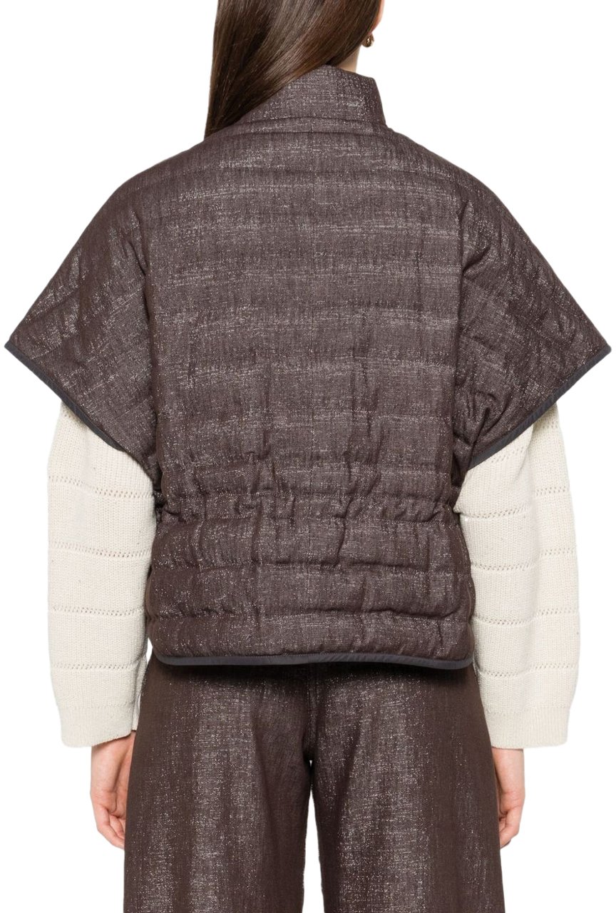 Brunello Cucinelli Coats Brown Bruin