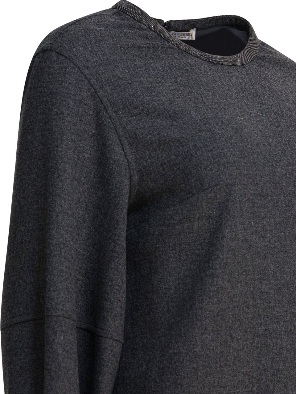 Brunello Cucinelli Wool and cashmere dress Grijs