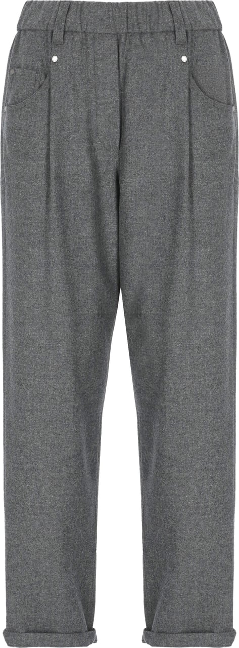 Brunello Cucinelli Trousers Grey Grijs