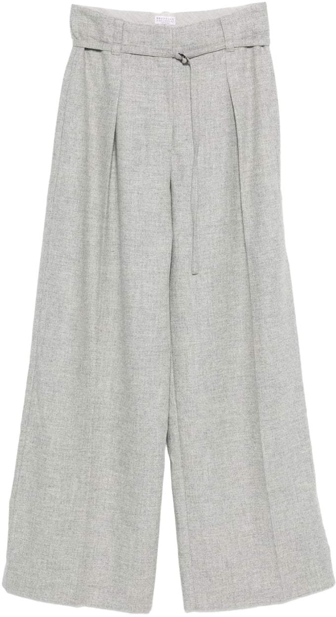 Brunello Cucinelli Trousers Grey Grijs