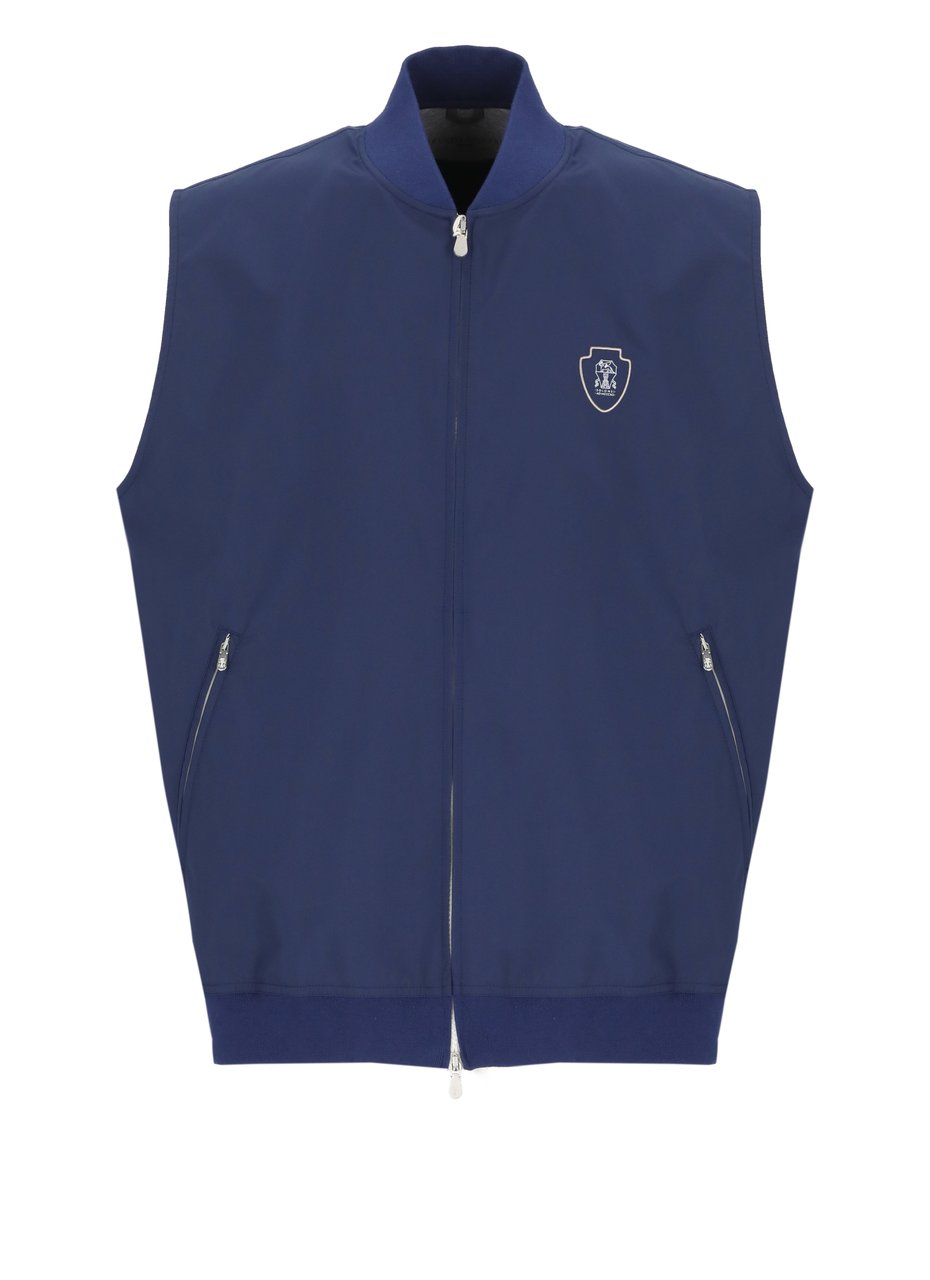 Brunello Cucinelli Jackets Blue Blauw