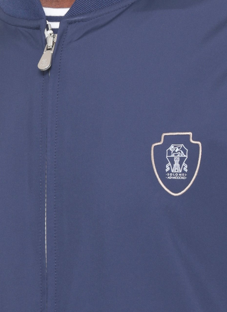 Brunello Cucinelli Jackets Blue Blauw