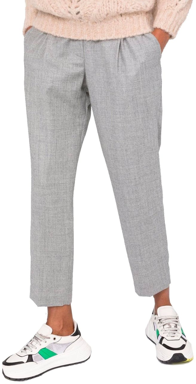 Brunello Cucinelli Brunello Cucinelli Cropped Pants Grijs