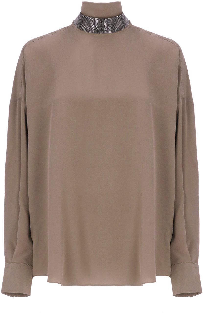 Brunello Cucinelli Shirts Brown Bruin