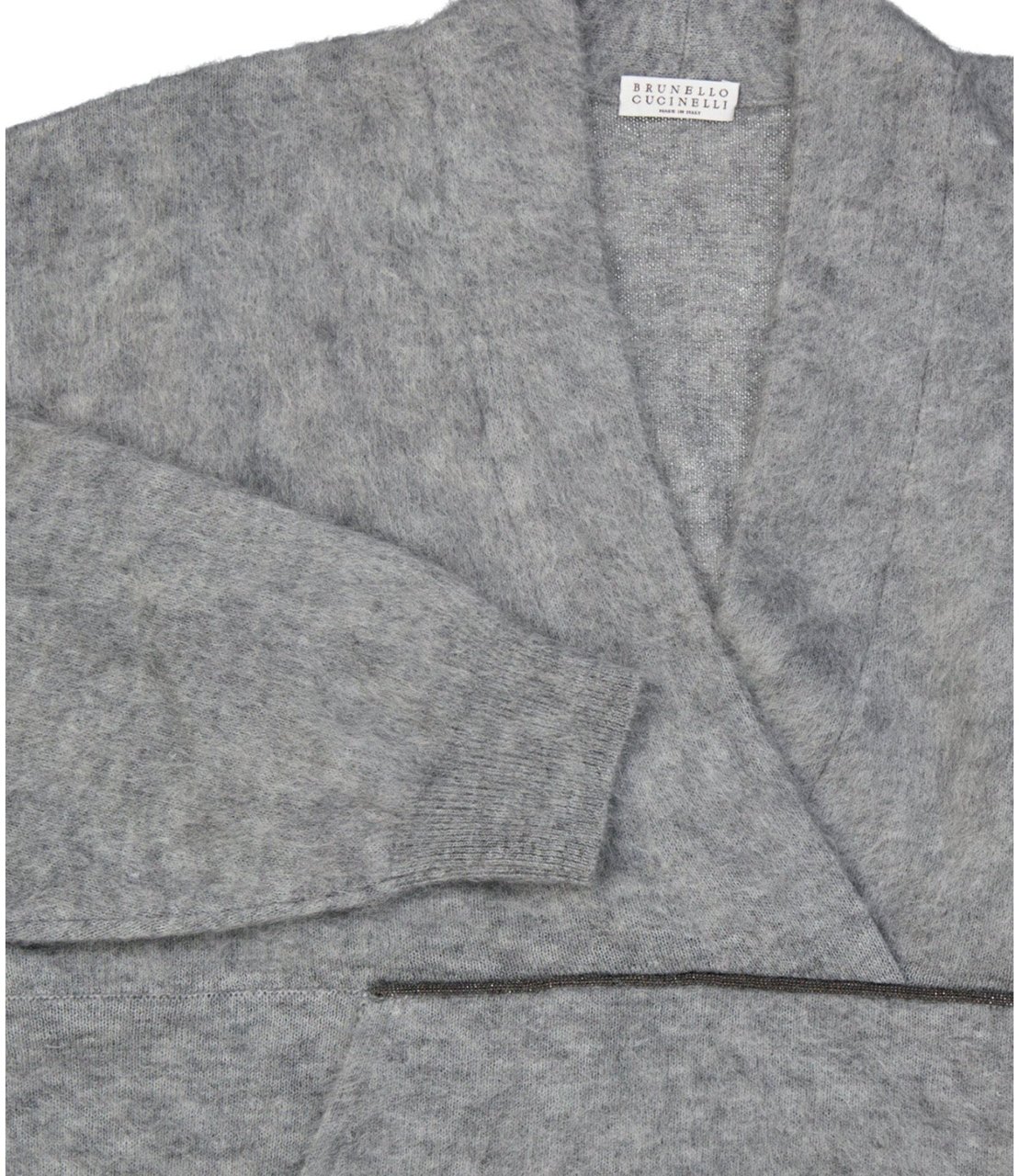 Brunello Cucinelli Brunello Cucinelli Mohair Wool Pullover Grijs