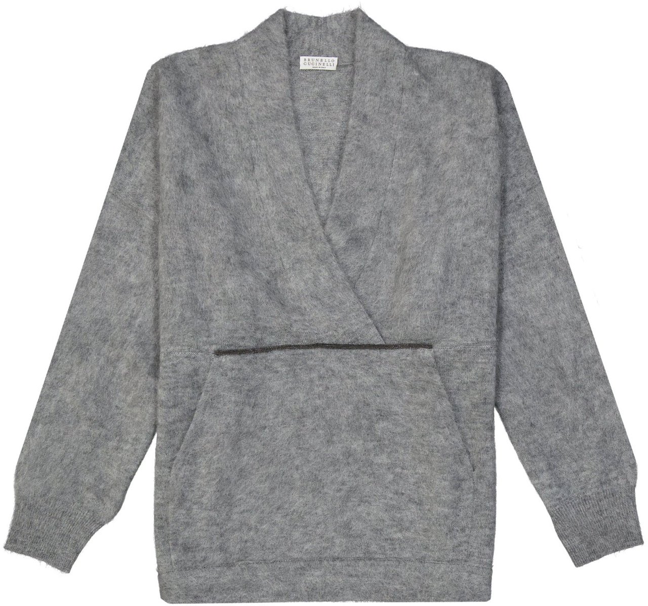 Brunello Cucinelli Brunello Cucinelli Mohair Wool Pullover Grijs