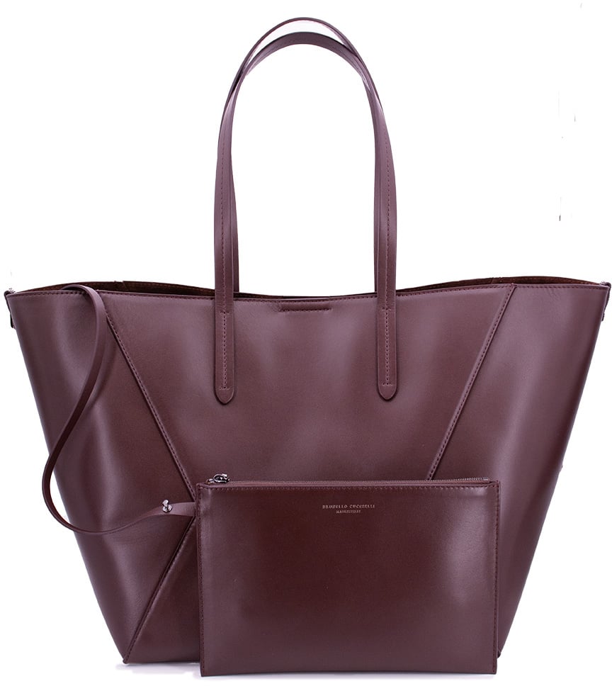 Brunello Cucinelli Leather bag Rood