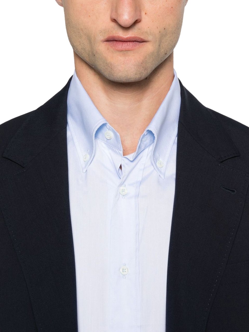 Brunello Cucinelli Shirts Clear Blue Blauw