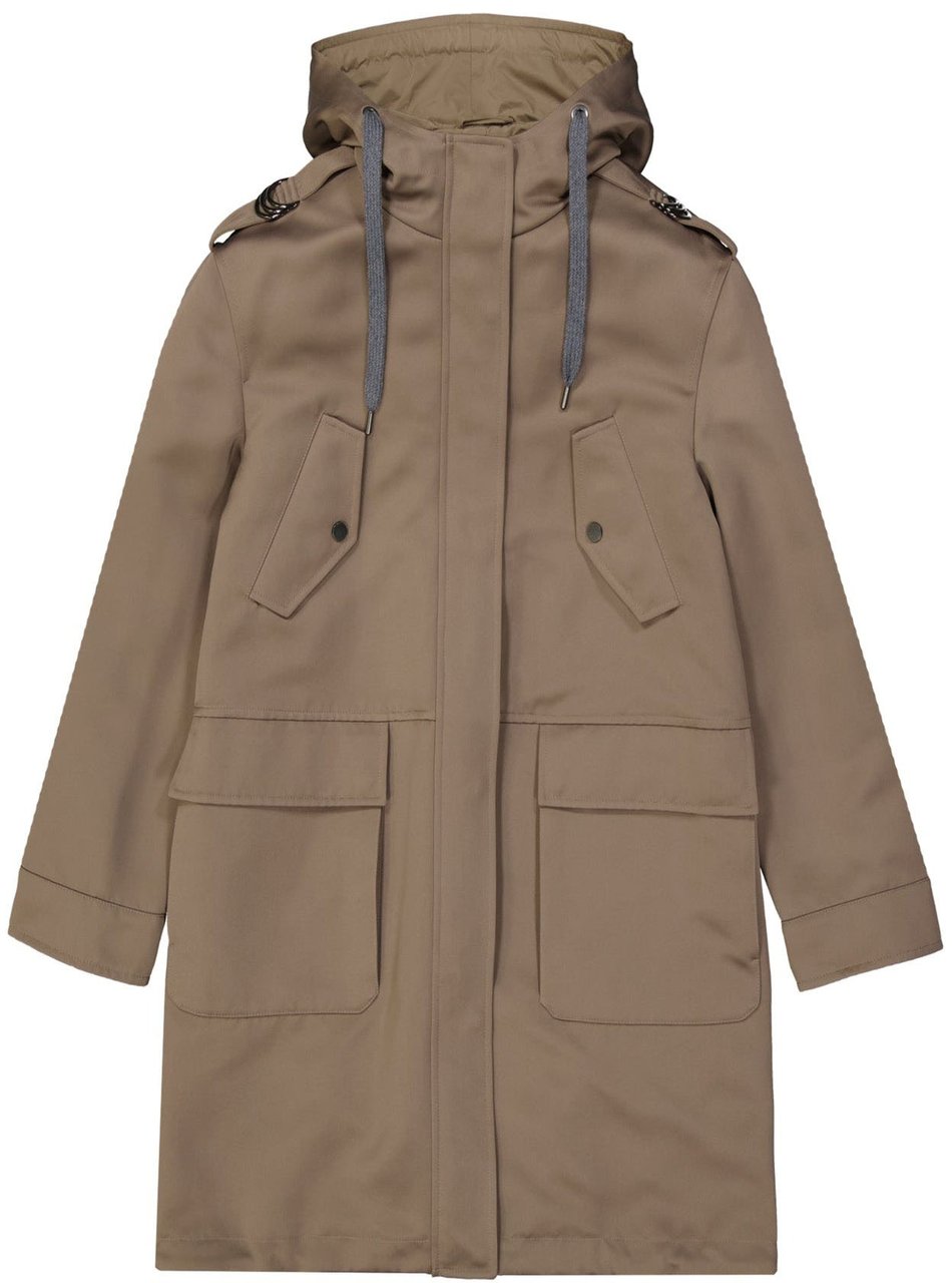 Brunello Cucinelli Brunello Cucinelli Blend Cotton Parka Bruin