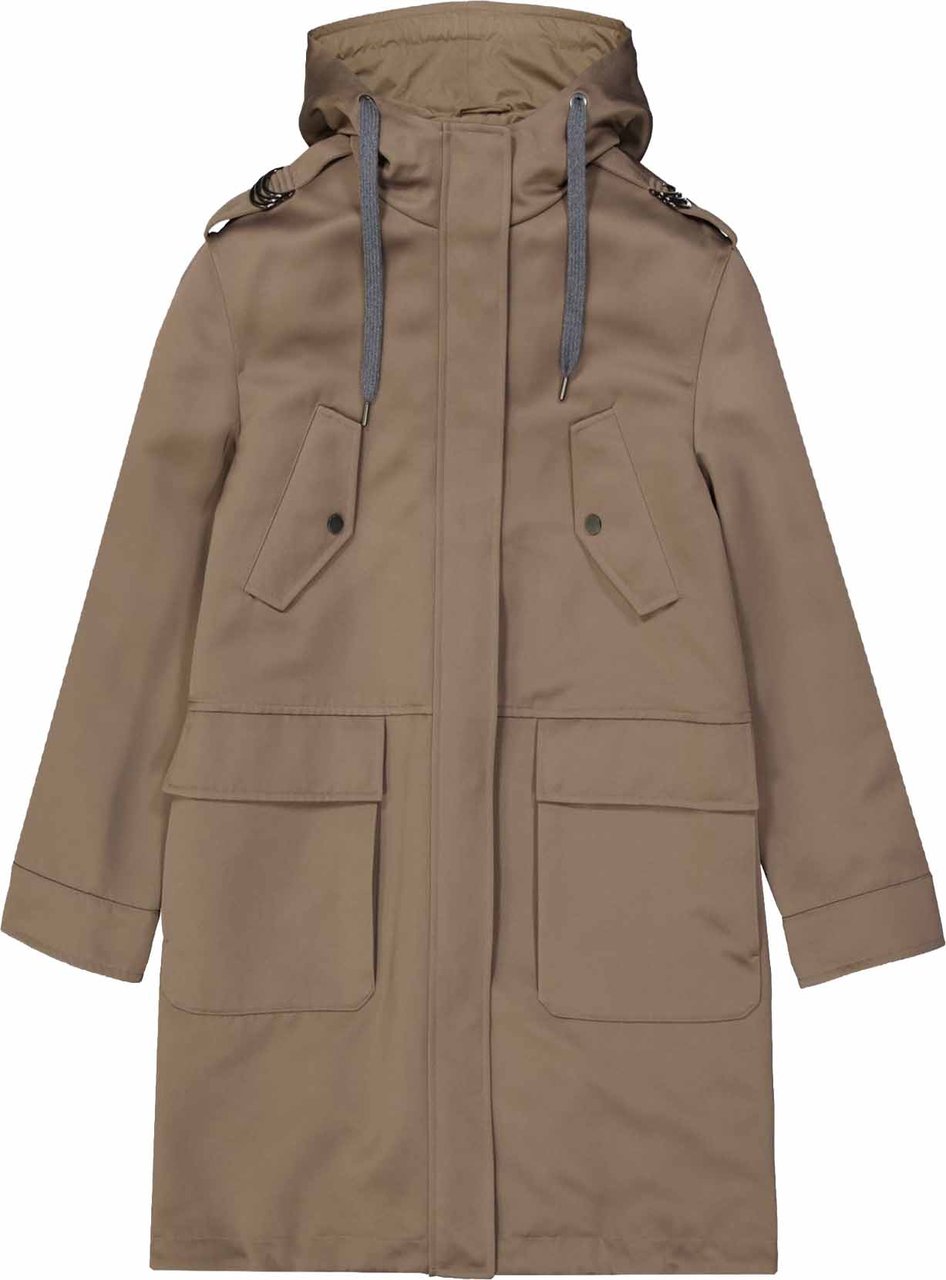 Brunello Cucinelli Brunello Cucinelli Blend Cotton Parka Bruin