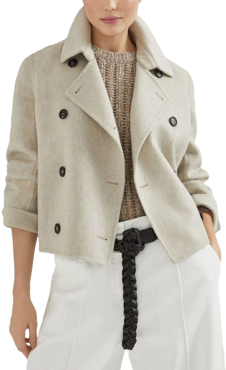 Brunello Cucinelli Coats Beige Beige