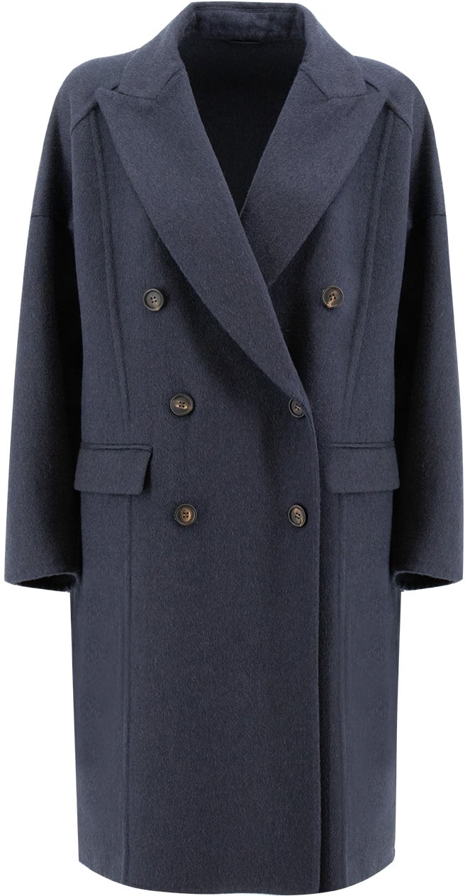 Brunello Cucinelli Coat Blauw