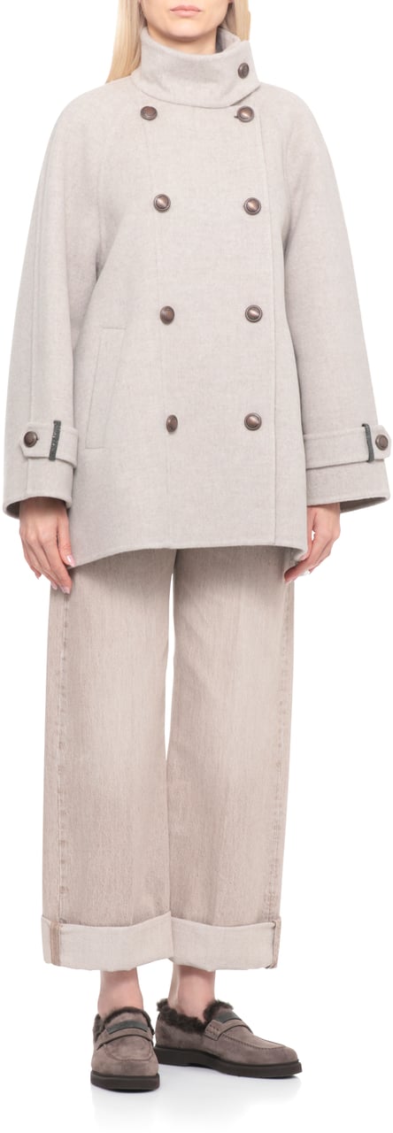 Brunello Cucinelli Coats Beige Beige