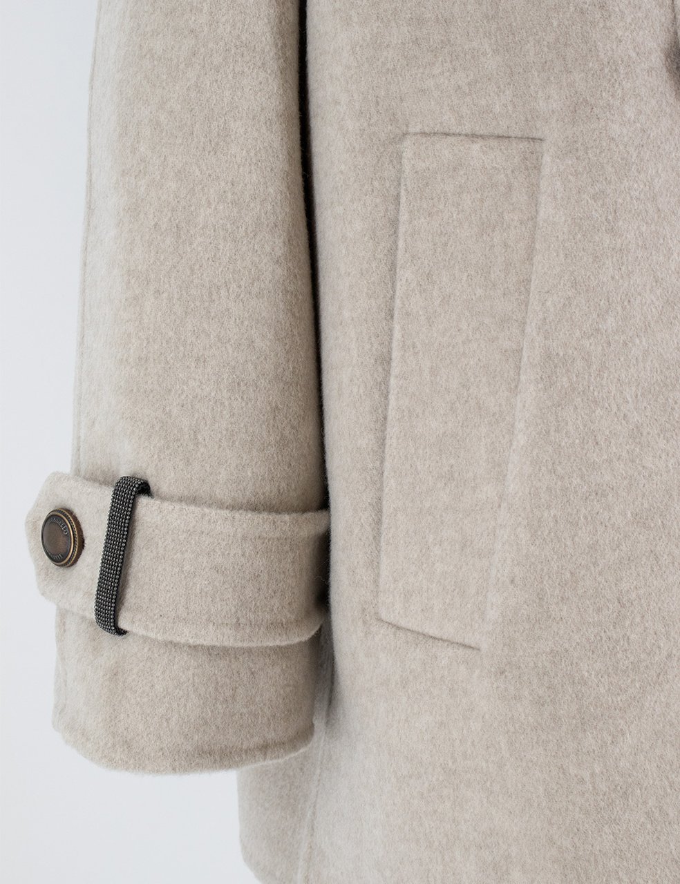 Brunello Cucinelli Caban Beige