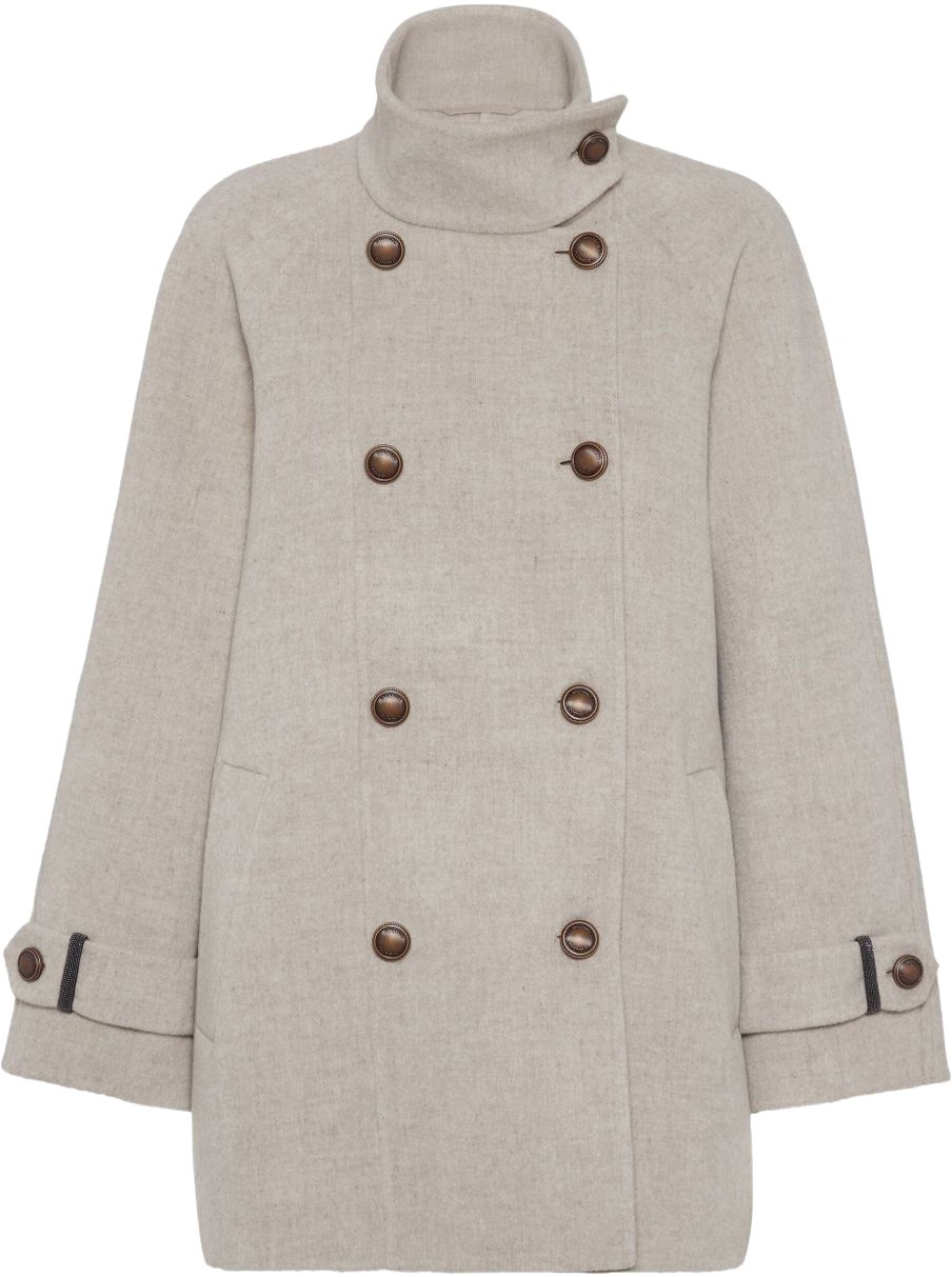Brunello Cucinelli Coats Beige Beige