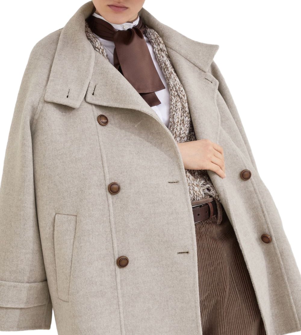 Brunello Cucinelli Coats Beige Beige