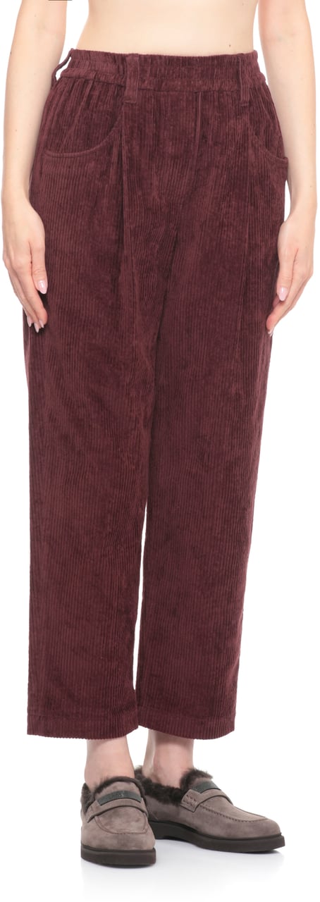 Brunello Cucinelli Trousers Purple Paars