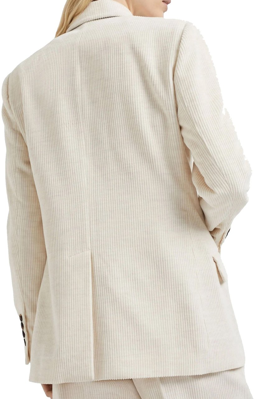 Brunello Cucinelli Corduroy Blazer Wit
