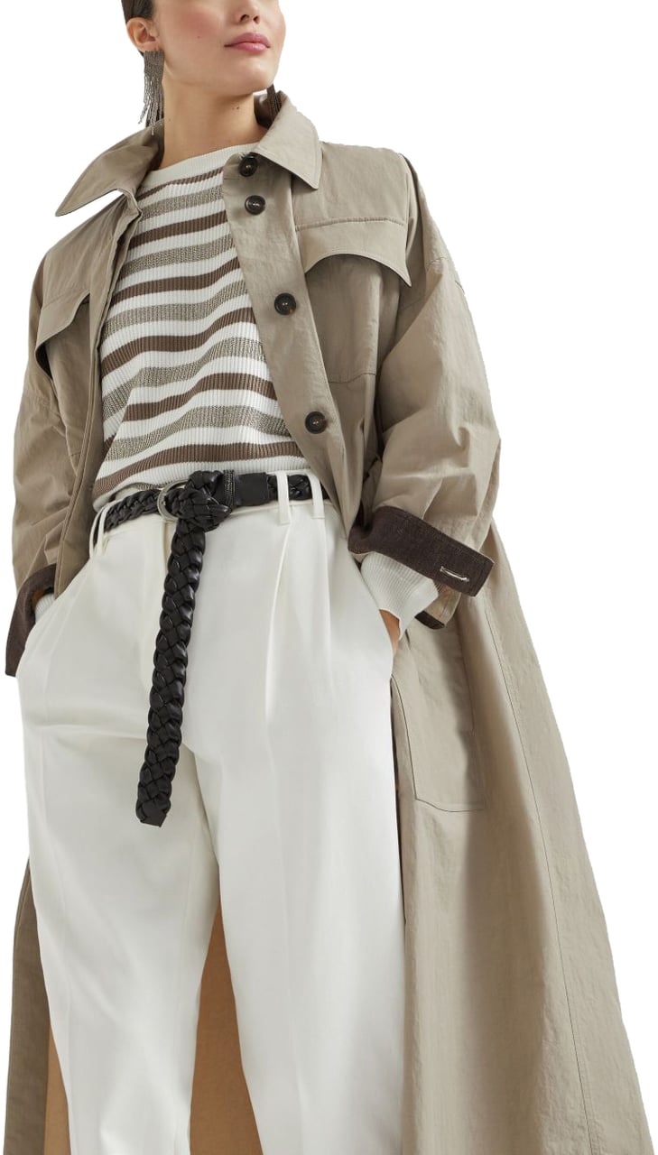 Brunello Cucinelli Coats Beige Beige