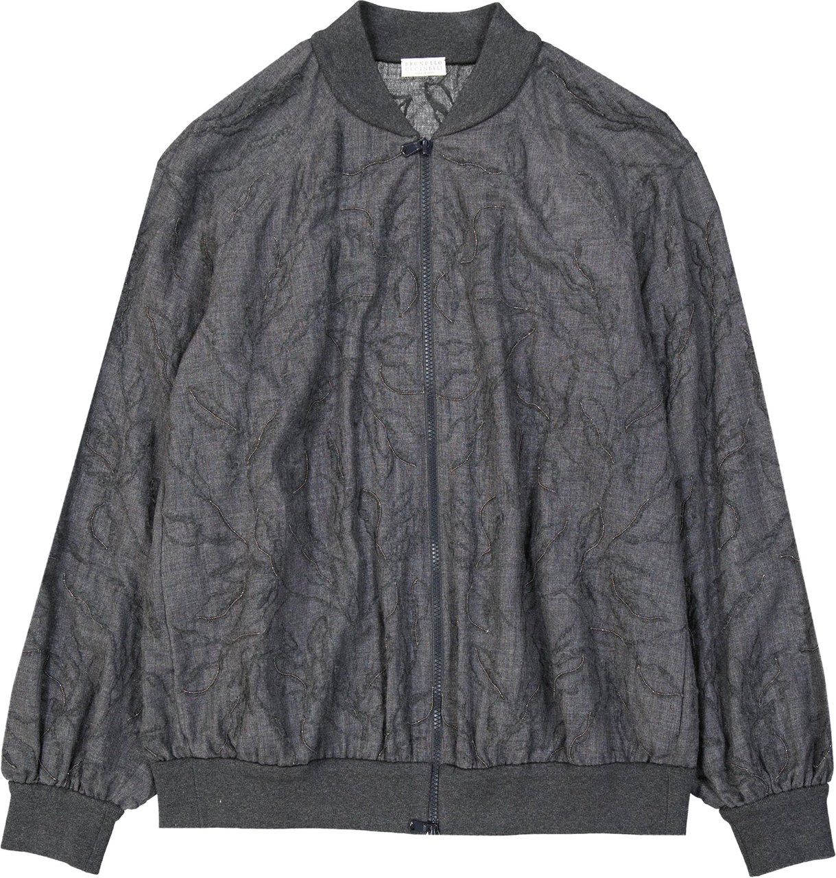 Brunello Cucinelli Wool Jacket Grijs