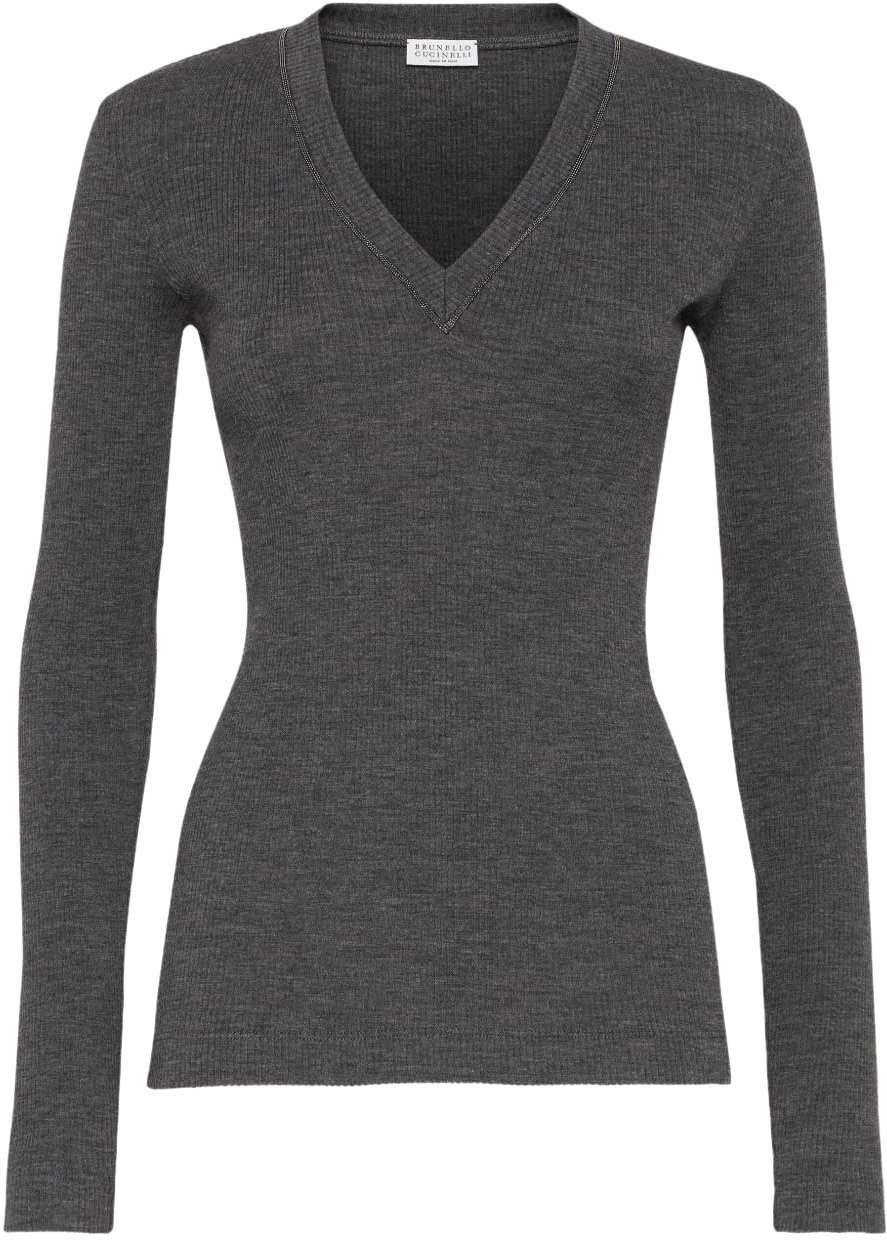 Brunello Cucinelli Sweaters Grey Grijs