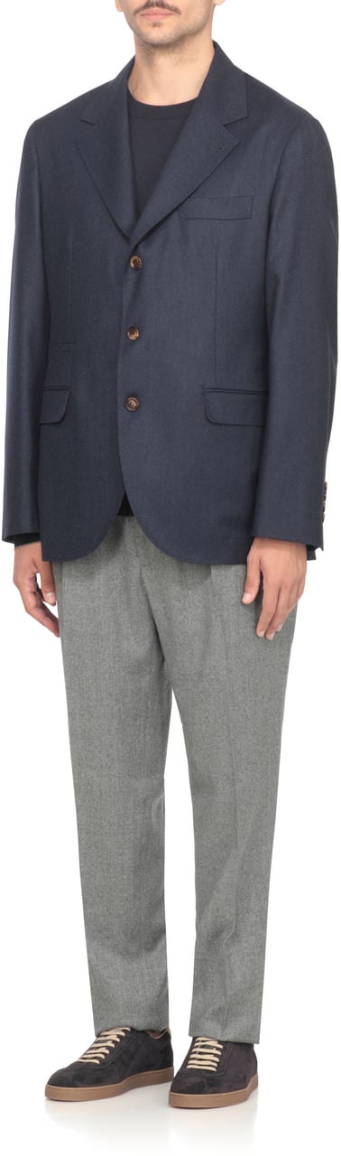 Brunello Cucinelli Jackets Blue Blauw