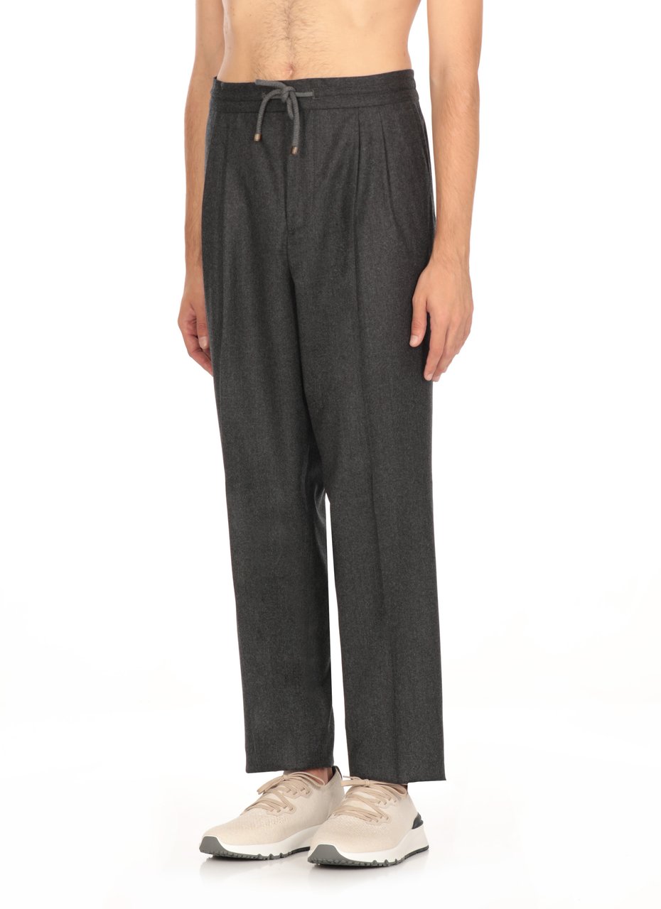 Brunello Cucinelli Trousers Grey Grijs