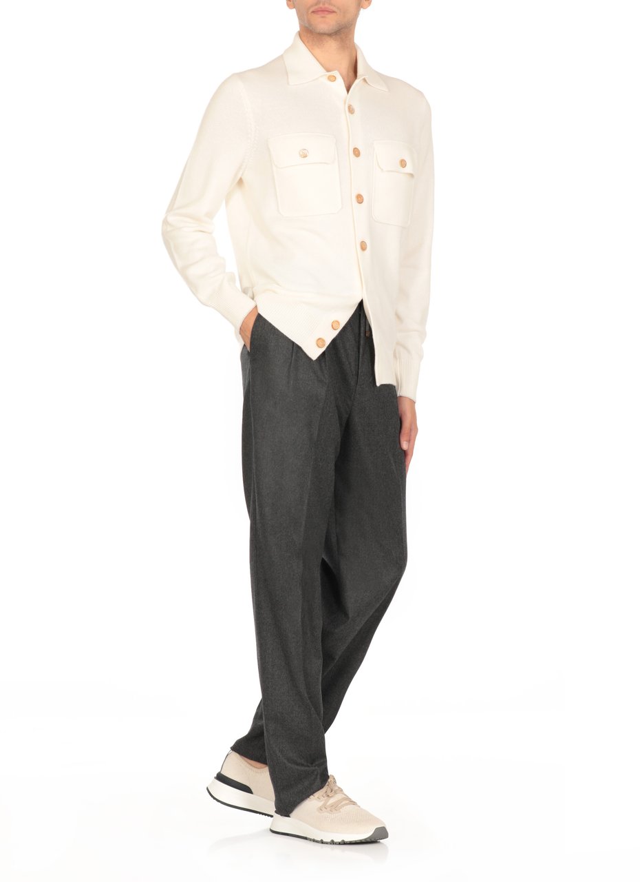 Brunello Cucinelli Trousers Grey Grijs
