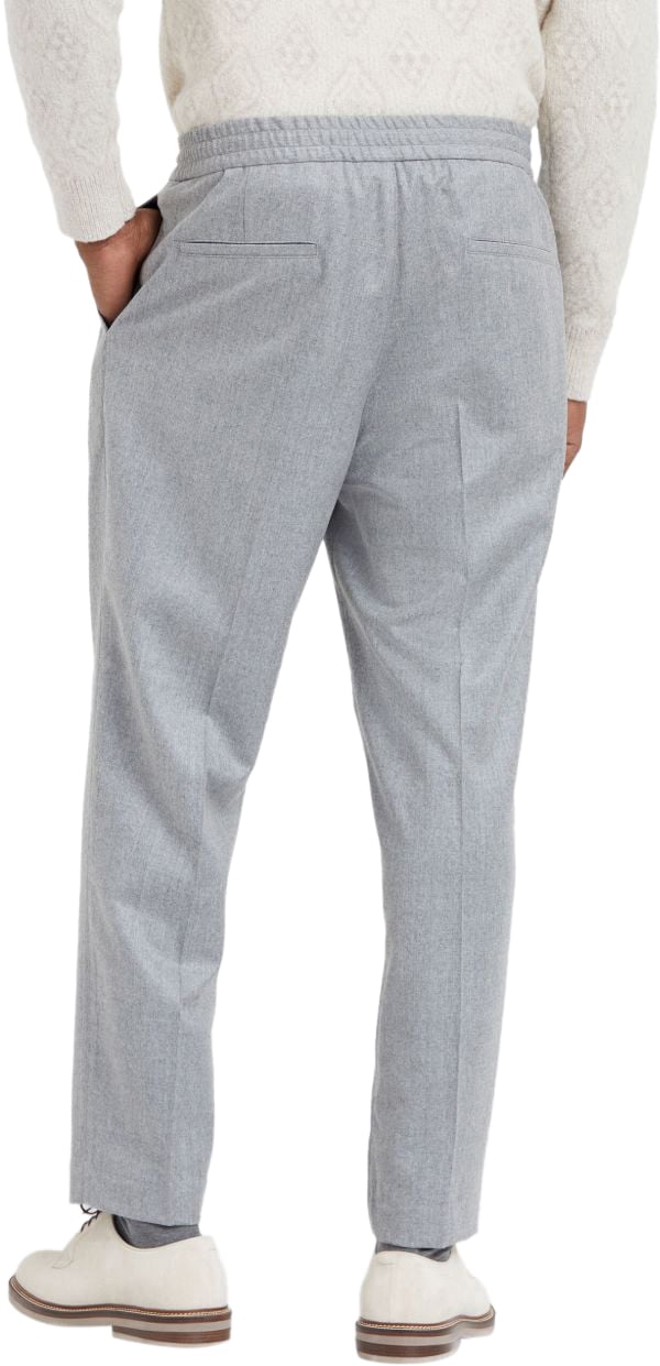 Brunello Cucinelli Trousers Light Grey Grijs