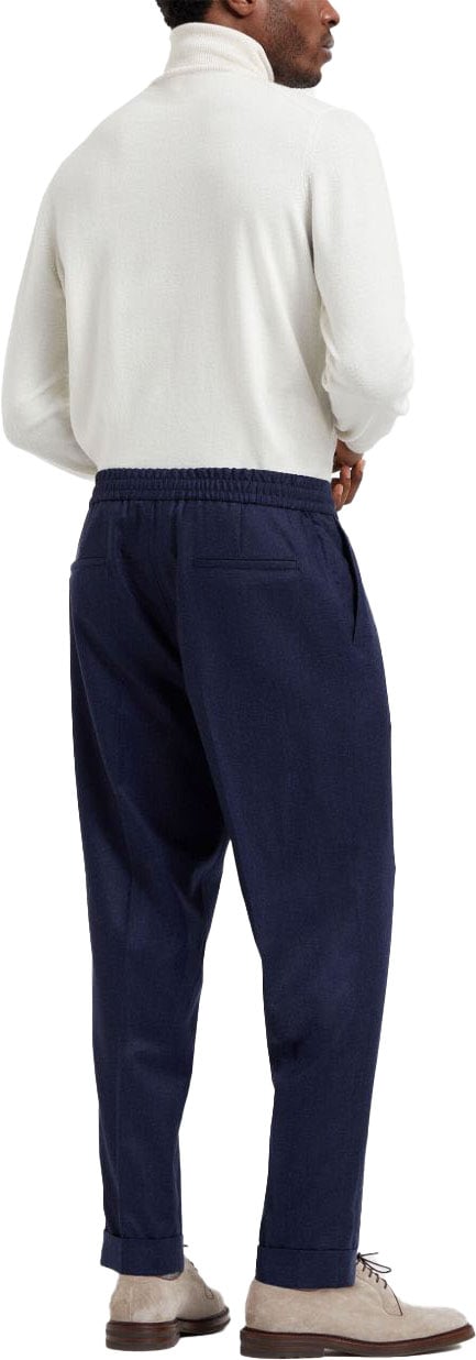Brunello Cucinelli Trousers Blue Blauw