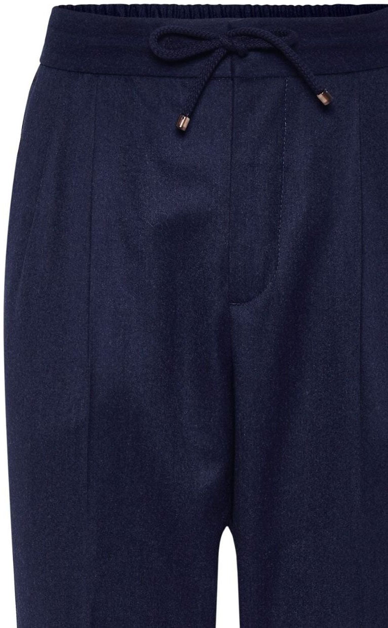 Brunello Cucinelli Trousers Blue Blauw