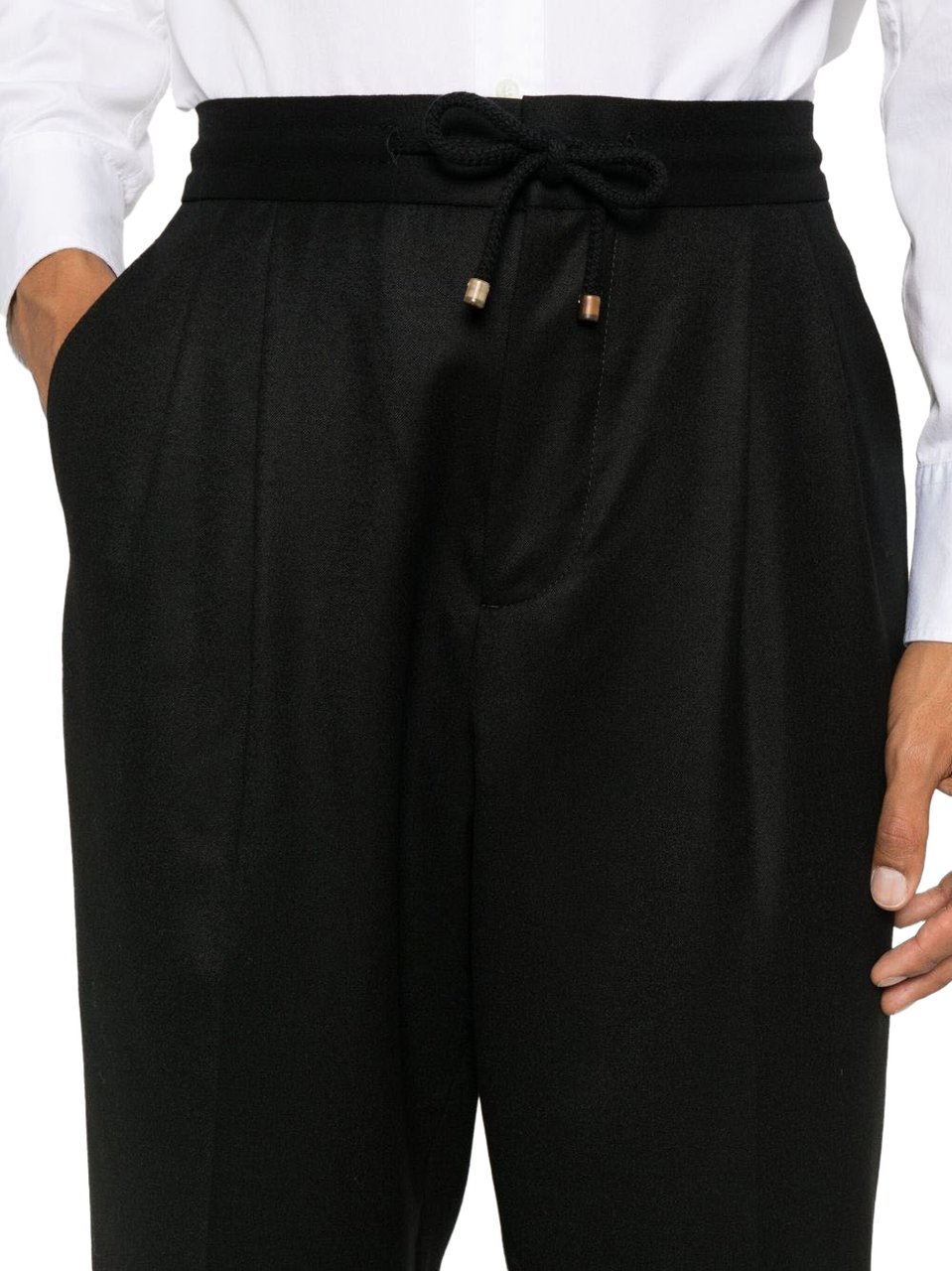 Brunello Cucinelli Trousers Black Zwart