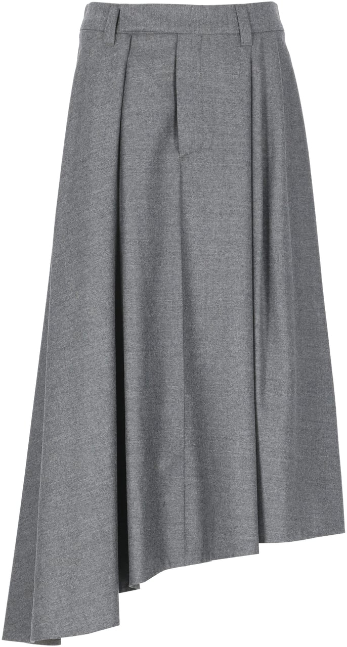 Brunello Cucinelli Skirts Grey Grijs