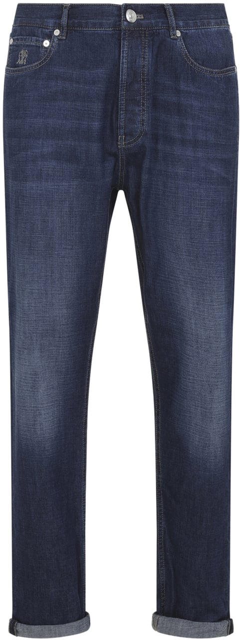 Brunello Cucinelli BRUNELLO CUCINELLI ME645O1090 Blauw