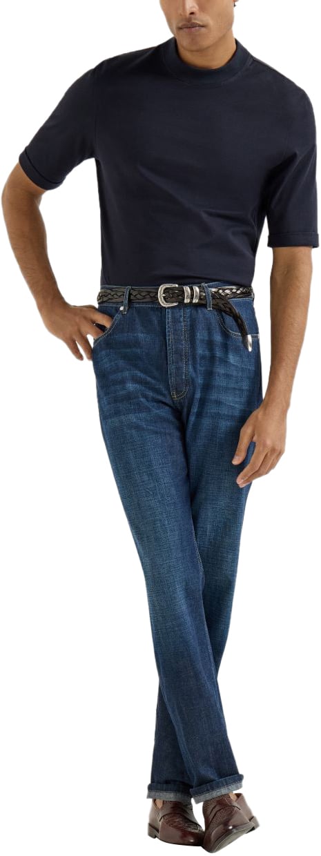 Brunello Cucinelli Jeans Blue Blauw