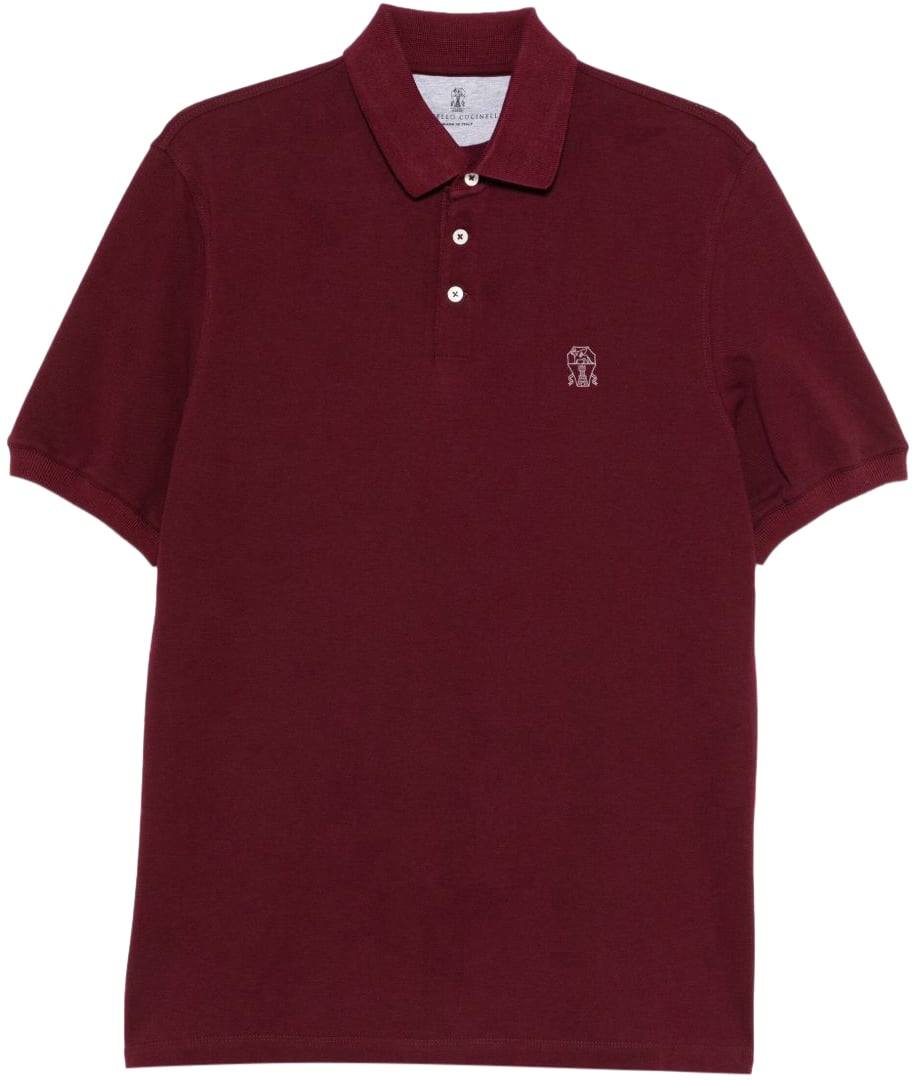 Brunello Cucinelli T-Shirts And Polos Red Rood