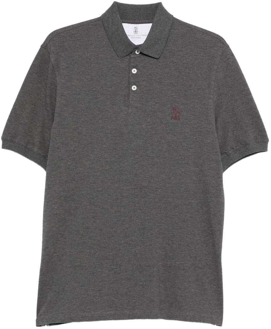 Brunello Cucinelli T-Shirts And Polos Grey Grijs