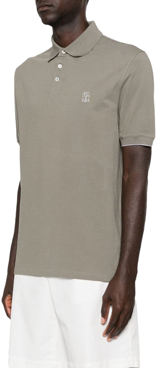 Brunello Cucinelli T-Shirts And Polos Green Groen
