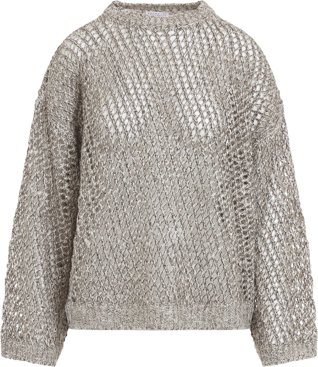 Brunello Cucinelli Fish-Net Sweater Divers