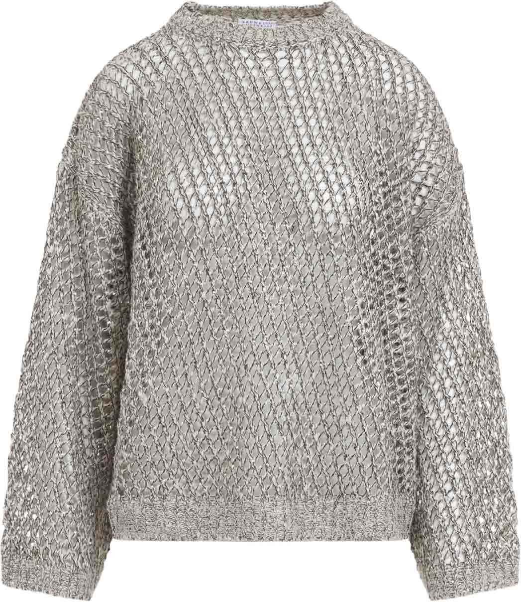 Brunello Cucinelli Fish-Net Sweater Divers
