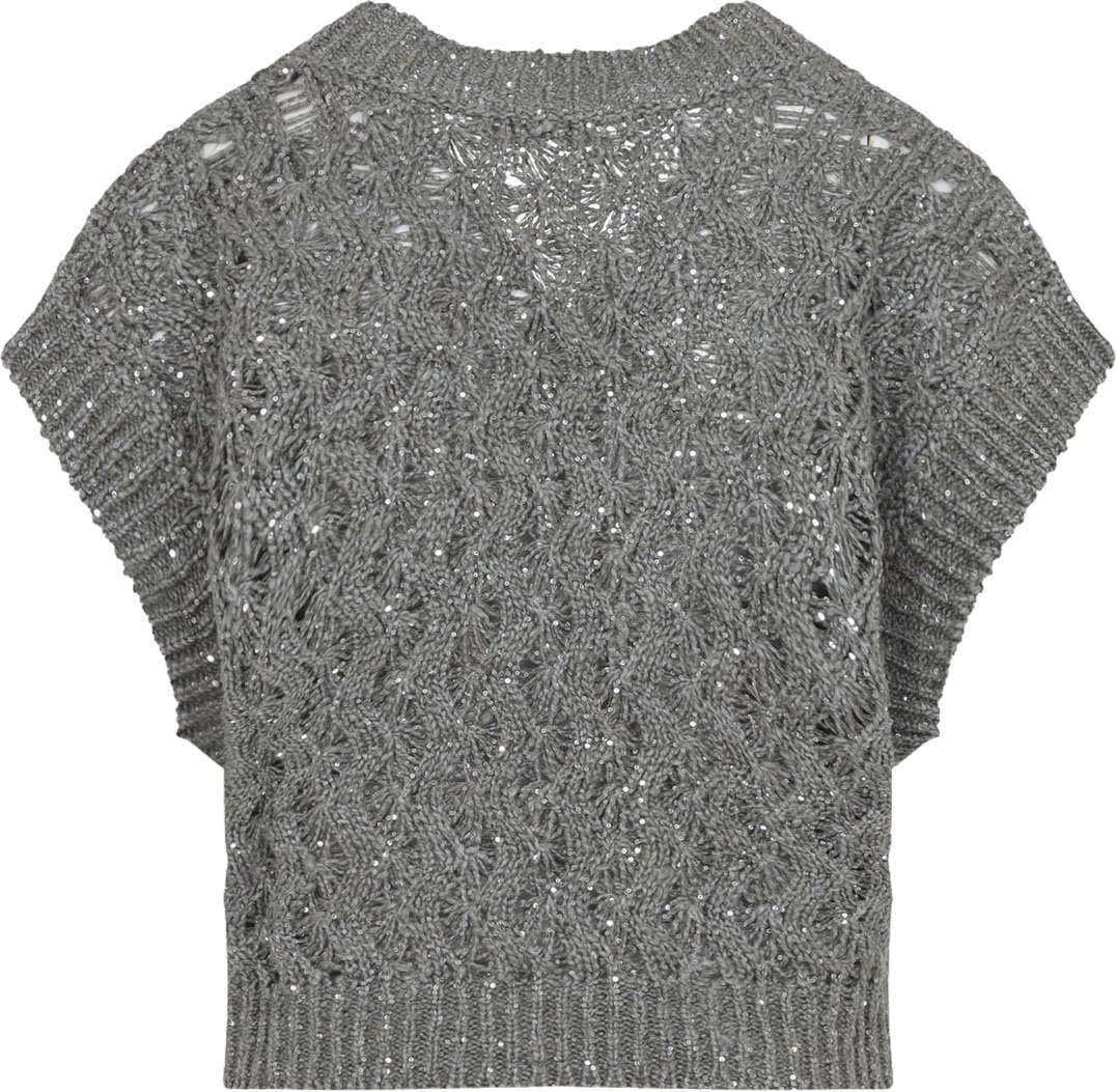 Brunello Cucinelli V-Neckline Sweater Divers