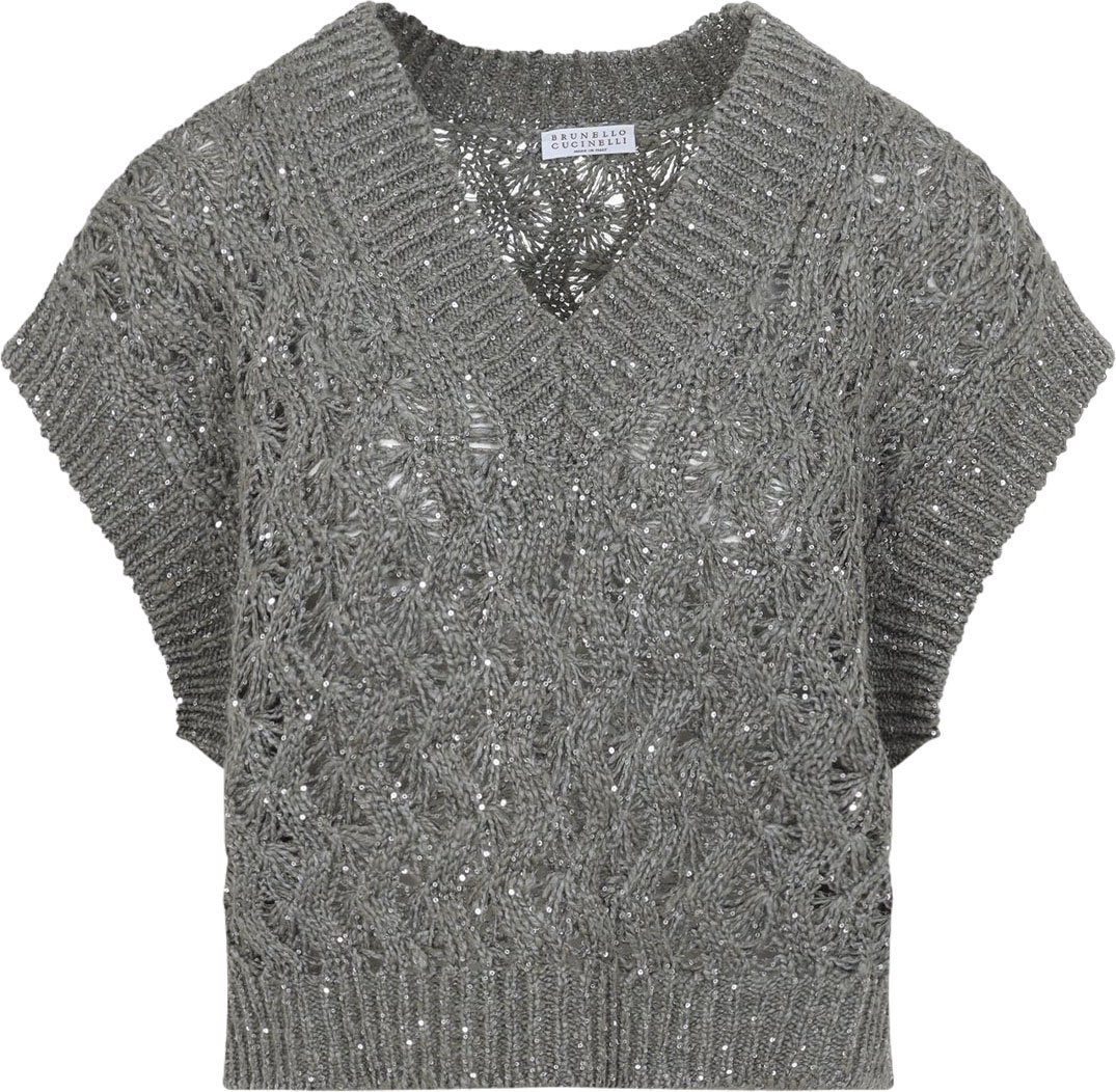 Brunello Cucinelli V-Neckline Sweater Divers