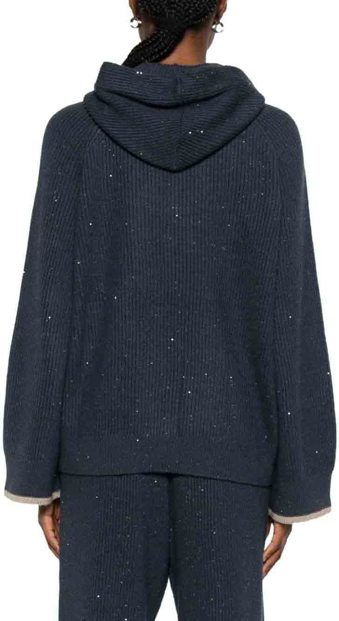 Brunello Cucinelli Sweaters Blue Blauw