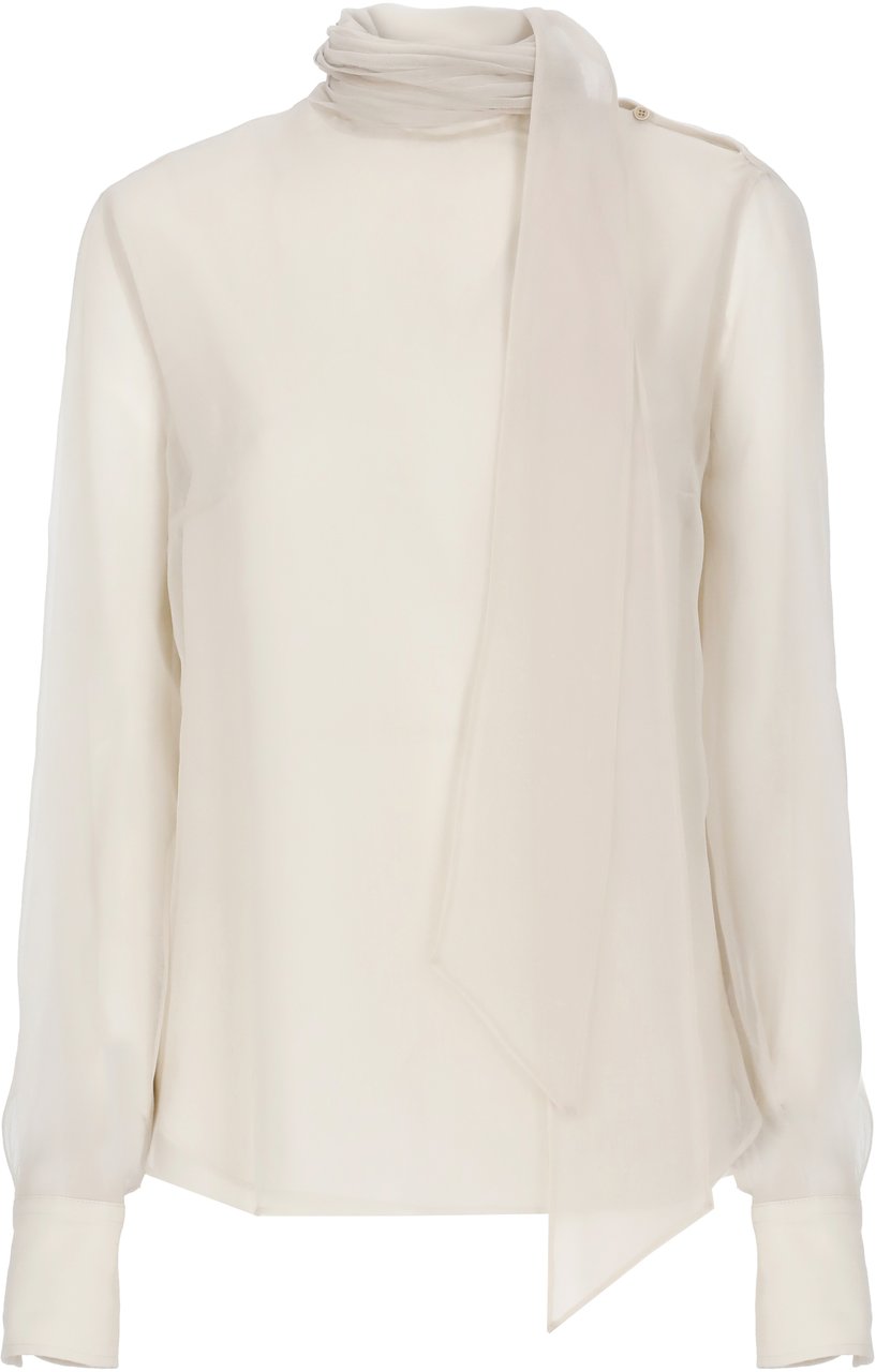Brunello Cucinelli Shirts Ivory Wit