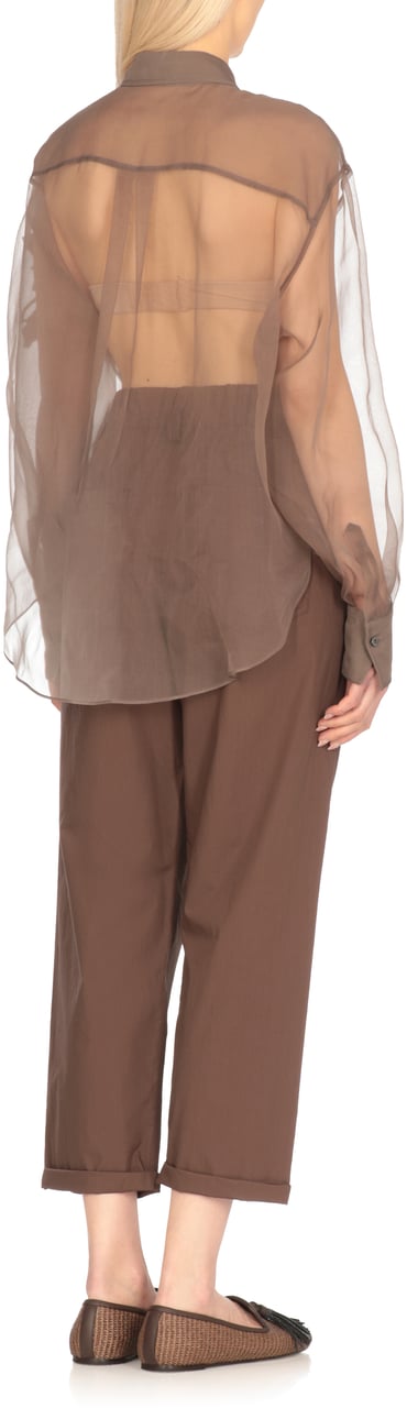 Brunello Cucinelli Shirts Brown Bruin