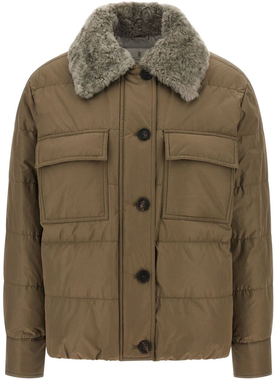 Brunello Cucinelli Coats Brown Bruin
