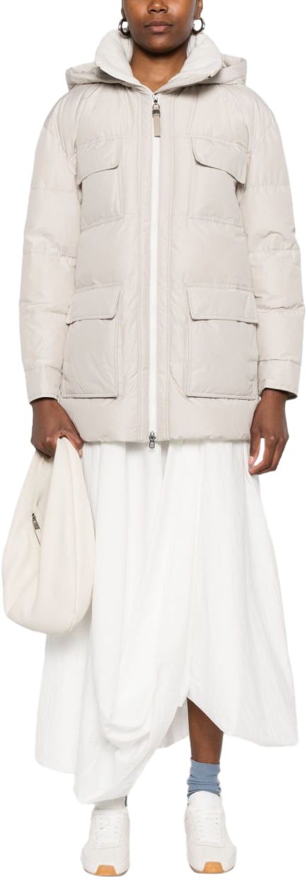 Brunello Cucinelli Coats Beige Beige