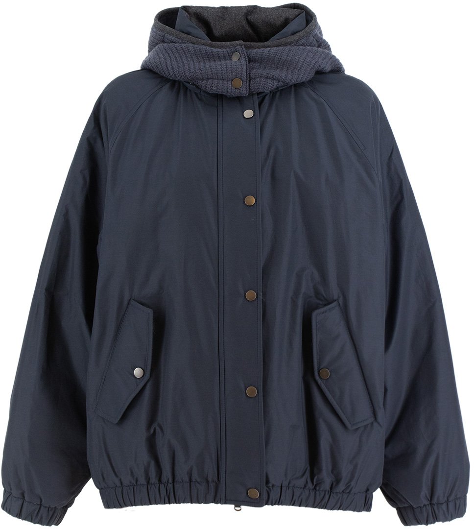 Brunello Cucinelli Down jacket Blauw